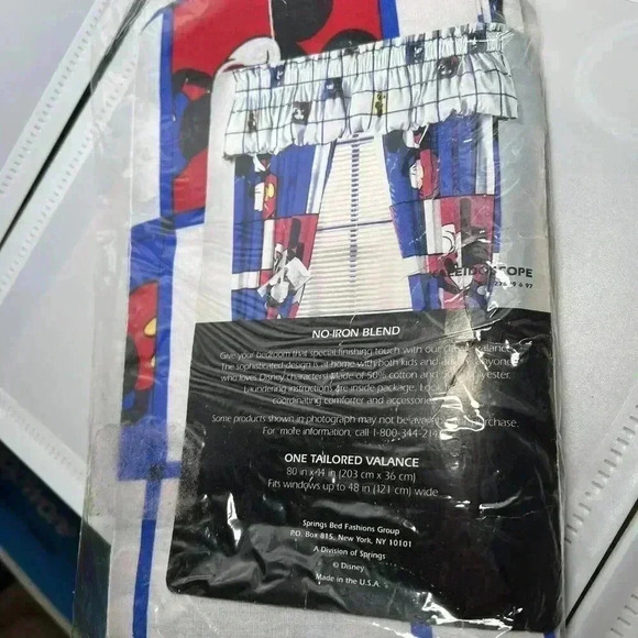 New Vintage Mickey & Co Tailored Valance - Picture 3 of 3